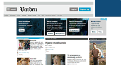 Desktop Screenshot of min.varden.no